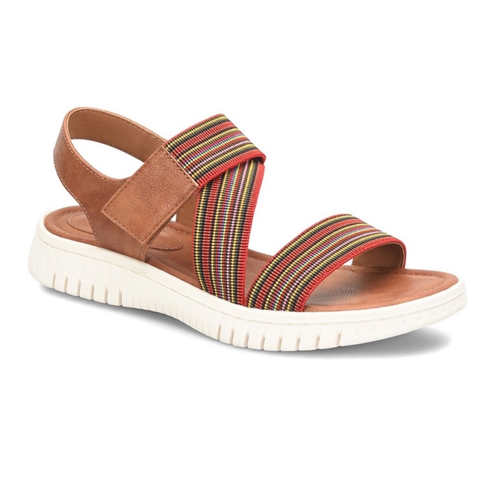 EuroSoft Clarice luggage red rainbow sandals